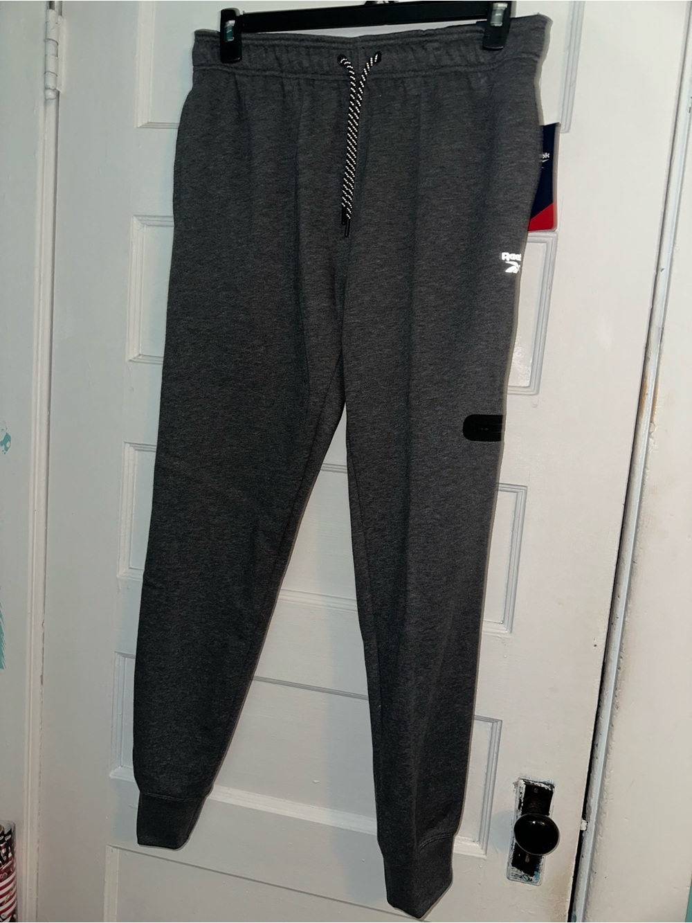 Reebok Dark Gray Athletic Drawstring Joggers